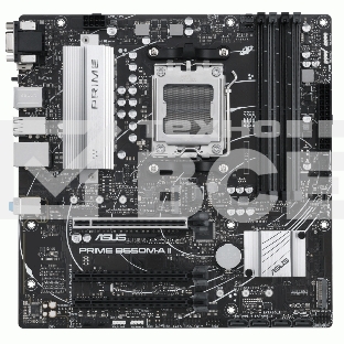 Материнская плата ASUS PRIME B650M-A II-CSM, AM5, AMD B650, 4xDDR5, 4xSATA, 2xM.2, 1xPCI-E 4.0 x16, 1x 2.5Gb LAN, 2xUSB-A 3.2 Gen 1, 2xUSB-A 3.2 Gen 2, 4xUSB 2.0, 1xDisplayPort, 1xHDMI, 1xVGA, 3x3.5 мм, 7.1, Micro-ATX