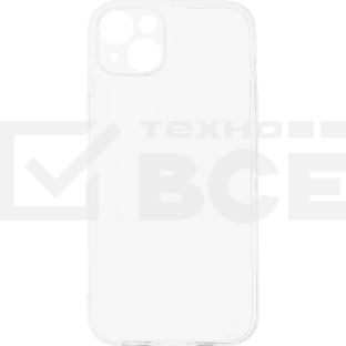 Чехол (клип-кейс) BoraSCO для Apple iPhone 15 Plus прозрачный