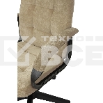 Кресло руководителя Бюрократ CH 002 Fabric Light-21 песочный, крестов. пластик, фото13