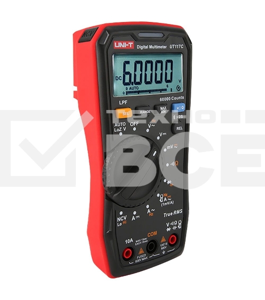 Цифровой мультиметр UNI-T UT117C Bluetooth 60000 отсчетов True RMS