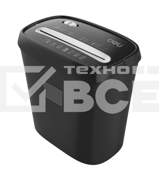 Уничтожитель бумаг Deli E9947, Shred capacity: 8 sheets (A4 80g);