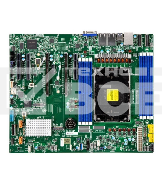 Серверная материнская плата Supermicro X13SEI-F-B, сокет LGA 4677, 8xDDR5, 10xSATA, 2xM.2, 2xPCI-E 5.0 x16, 3xPCI-E x8, 2xGigabit Ethernet, 2xUSB 2.0, 2xUSB 3.2 Gen 1, VGA, EATX