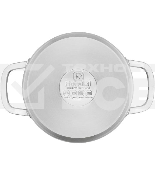 Кастрюля Rondell Modern RDS-1748, 4.8л, 24см, с крышкой, стальной