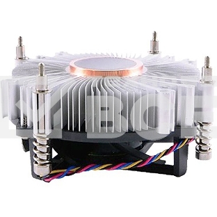 Кулер для процессора ADVANTECH 1960053207N001 серебристый, 120 мм, алюминий/медь, 4400 об/мин, 3 pin, 65 Вт, 46 мм