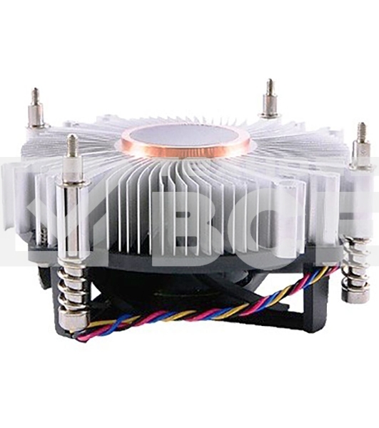 Кулер для процессора ADVANTECH 1960053207N001 серебристый, 120 мм, алюминий/медь, 4400 об/мин, 3 pin, 65 Вт, 46 мм