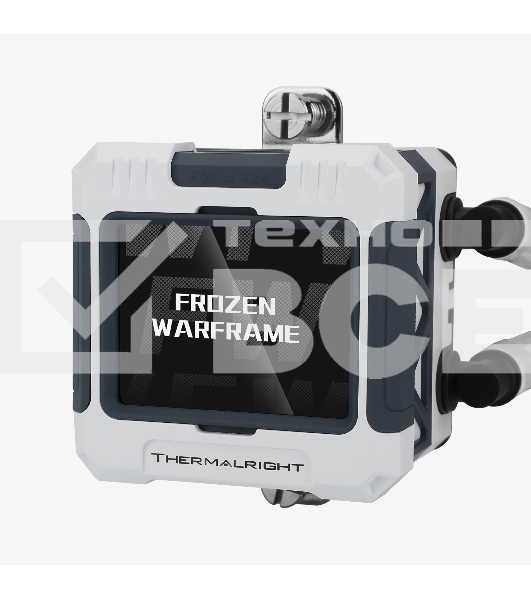 Система водяного охлаждения Thermalright Frozen Warframe 420 ARGB Soc-AM5/AM4/1200/1700/1851 белый 4-pin 29.8dB Al LCD Ret (F-WFRAME-420-WH-ARGB)