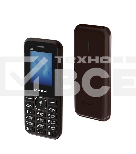 Мобильный телефон Maxvi C30 brown