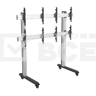 Мобильная стойка Wize Pro VWM2X2-55 для видеостены 2х2 из дисплеев 45
