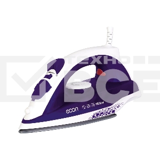 Утюг ECON ECO-BI1801 белый/фиолетовый, 1800 Вт