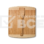 Доска разделочная TalleR TR-52204 с лопаткой, 29,5x34,5x1,9 см + 30,5 см, фото 1