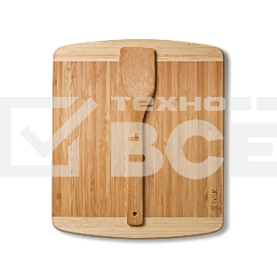 Доска разделочная TalleR TR-52204 с лопаткой, 29,5x34,5x1,9 см + 30,5 см