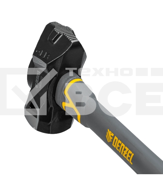 Кувалда с клиновидным бойком Denzel 1,8 кг, фибергласовая рукоятка c TPR