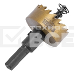 Коронка по металлу Denzel HSS, 32 мм, нитридтитановое покрытие, фото3