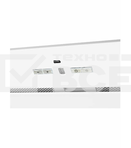 Вытяжка встраиваемая Kuppersberg Ibox 60 W белый, 60 см, 1100 м³/ч, 49 дБ