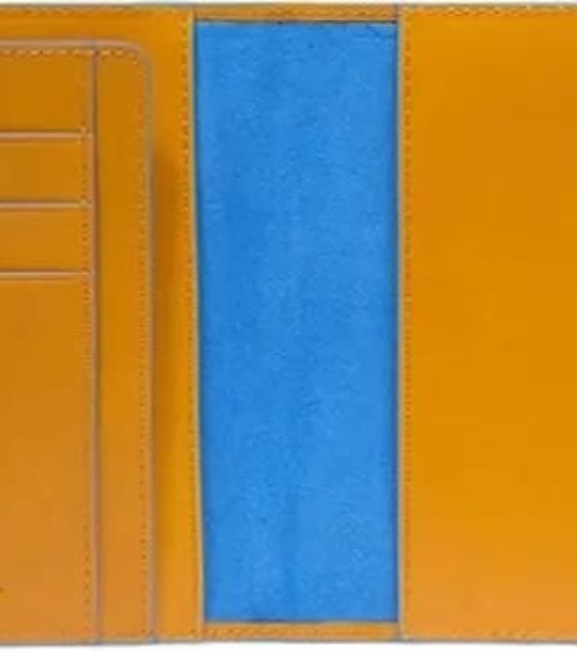 Обложка для паспорта Piquadro Blue Square PP1660B2/G желтый натур.кожа