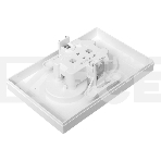 Розетка 2-м EKF UP1-SOW-200 СП Эпика 16А без заземл. без защ. шторок с рамкой механизм бел., фото2