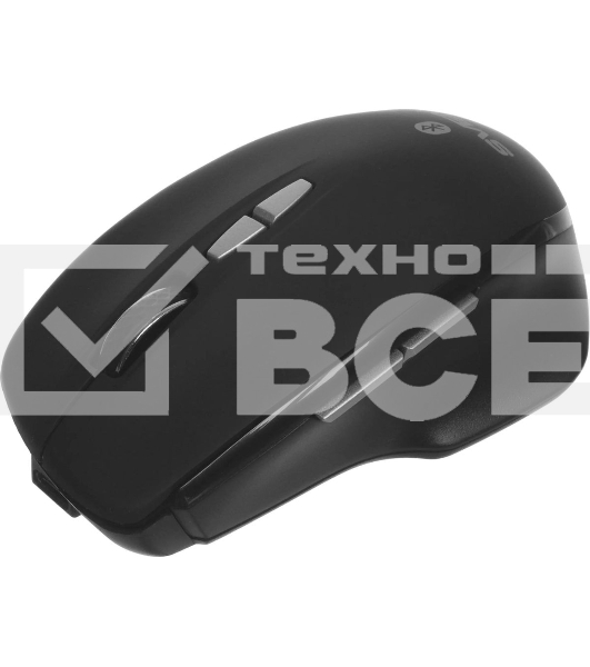 Мышь беспроводная SVEN RX-590SW черный, 1600 dpi, радиоканал, Bluetooth, USB, кнопки - 7