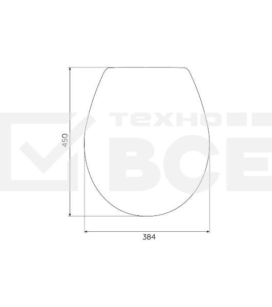 Сиденье для унитаза Виктория белое