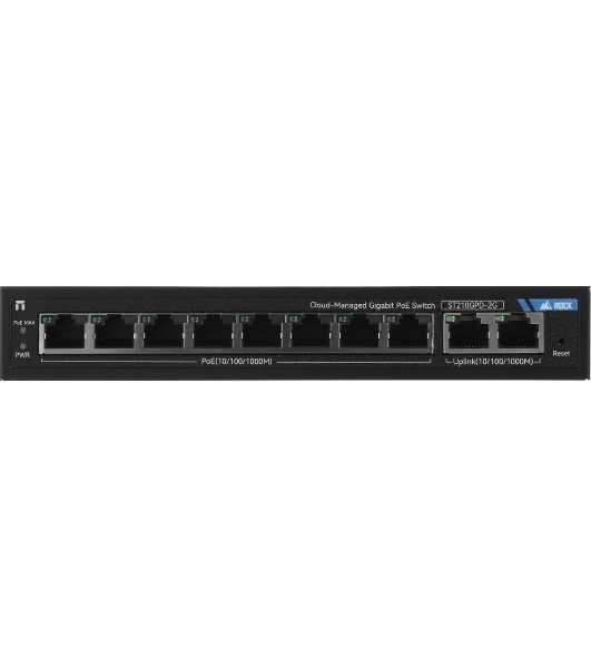 Коммутатор Netis ST210GPD-2G (L2) 10x1 Гбит/с 8PoE 117W настраиваемый