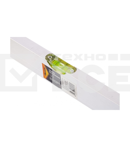 Уровень алюминиевый Sparta 400 мм, 3 глазка, линейка