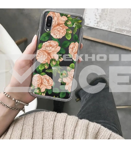 Чехол (клип-кейс) Gresso Air, для Samsung Galaxy A02, прозрачный/рисунок [gr17aaae9157]