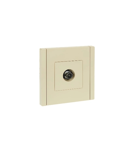 Розетка TV оконечная IEK FORTE&PIANO FP428 ваниль