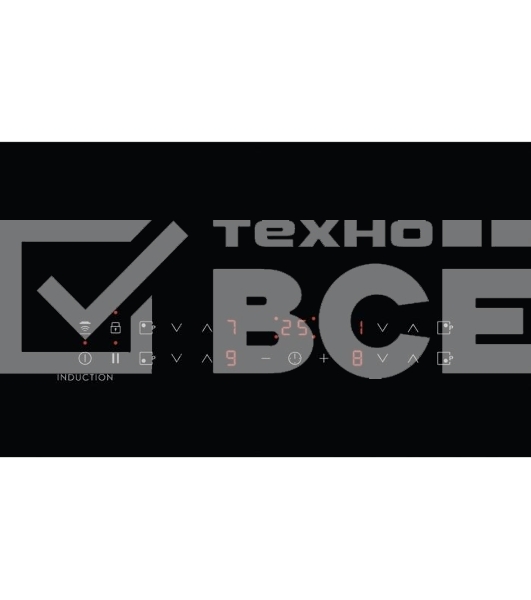 Индукционная варочная поверхность Electrolux LIR60430 независимая, черный