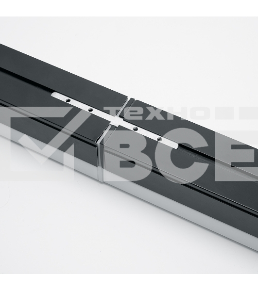 Светильник светодиодный Feron AL4020 ДПО-24вт 6500К 2400Лм линейный рассеиватель матовый в алюминиевом корпусе черный