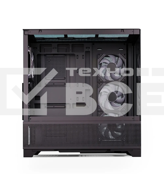 Компьютерный корпус ABR MINI PRO (1*USB 3.0, 1*USB Type-C, HD Audio, 4xRGB Fan, ATX, Micro-ATX, ITX)