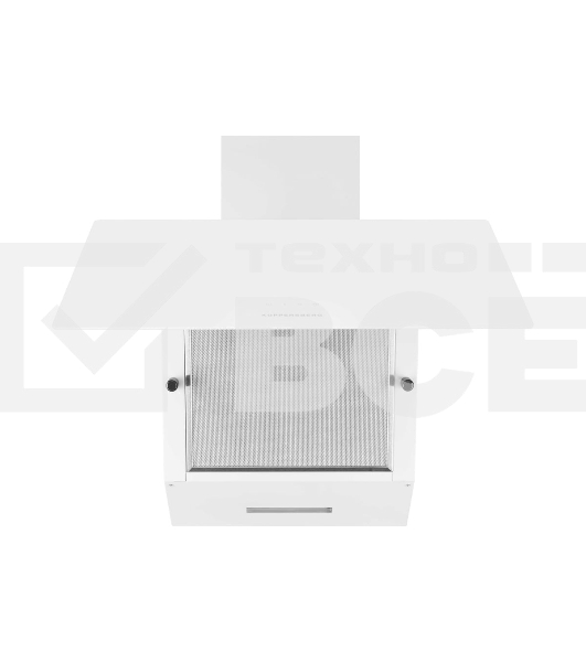 Вытяжка наклонная Kuppersberg F 605 W белый, 59.7 см, 1300 куб. м/ч, 48 дБ