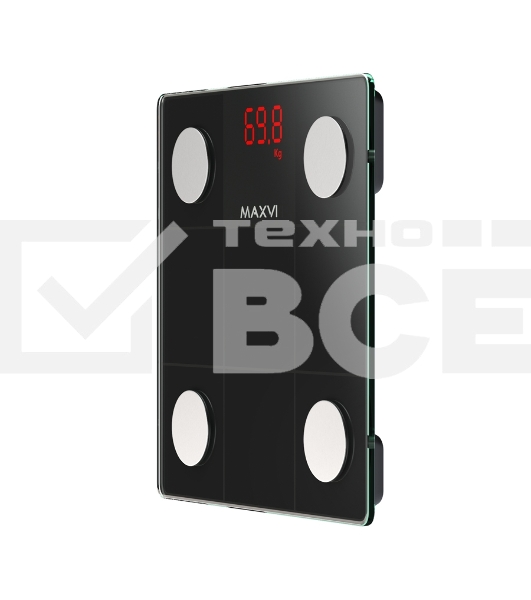 Весы напольные Maxvi BS101 черный