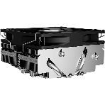 Кулер для процессора PCCooler RC400-53 (125W, 4-pin PWM, 53.5мм, Al/Cu, 4x6мм, 1x92мм, 43CFM, 31.2dBA, 2700RPM, S: 1851/1700/1200/20XX/115X, AM5/AM4, silver, black), фото10