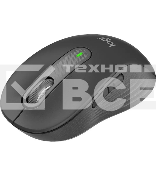 Мышь беспроводная Logitech M650 графитовый, 4000 dpi, радиоканал, Bluetooth, USB, кнопки - 5