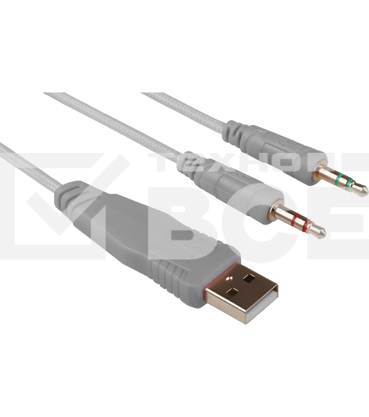 Гарнитура проводная игровая Defender Ghost 1.8м