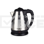 Чайник электрический Galaxy GL 0304 серый, металл, 2000 Вт, 1.8 л, съемный фильтр, шкала уровня воды, фото 1