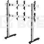 Стойка для телевизора Cactus CS-FS-TV4-PRO черный, 45-55' макс. 50 кг, напольный мобильный, фото7