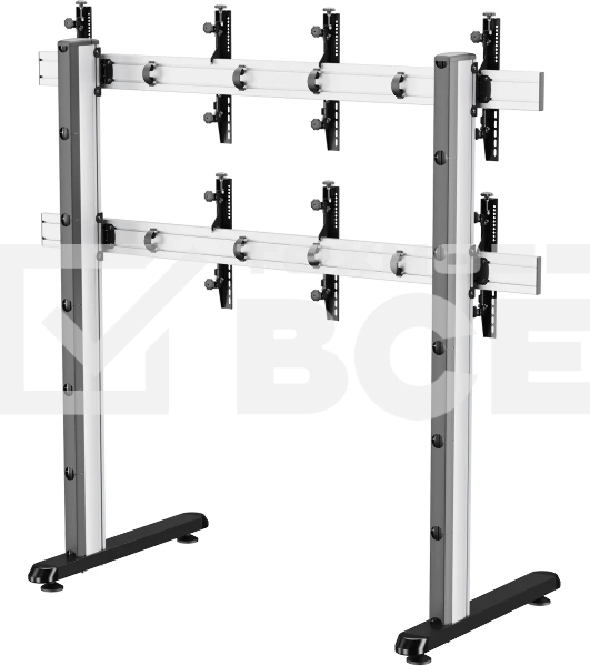 Стойка для телевизора Cactus CS-FS-TV4-PRO черный, 45-55' макс. 50 кг, напольный мобильный