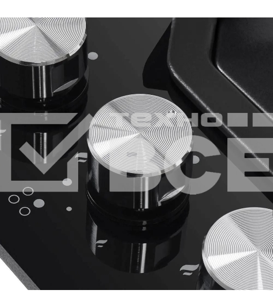 Газовая варочная панель Maunfeld EGHG.64.23CB/G, 4 конфорки, закаленное стекло, черный