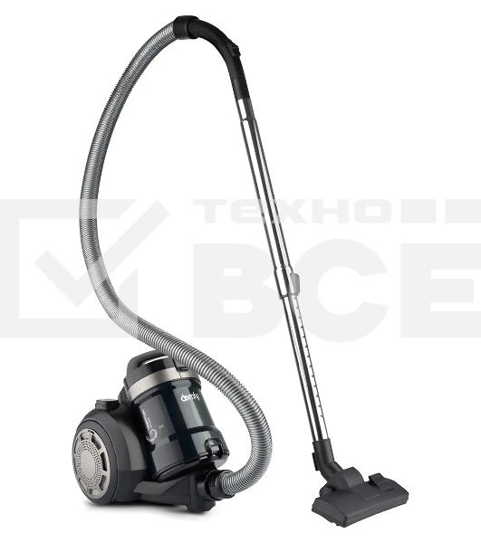 Пылесос Domfy DSB-VC502 черный, 350/2000 Вт, уборка сухая, пылесборник контейнер 2.5 л