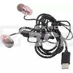 Внутриканальная гарнитура Smartbuy Q, пульт управления, микрофон, черный/розовая (SBH-104-Q)/100, фото2