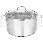 Кастрюля APPETITE SH05193 pretty 1,9 лиз нержавеющей стали 1,9 л, стеклянная крышка с ободком и пароотводом, диаметр 16см, фото 1