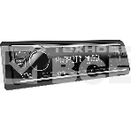 Автомагнитола Kenwood KMM-105M, 1 DIN, USB Type-A, AUX, съёмная панель, фото5