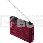 Радиоприемник Perfeo цифровой ТАЙГА FM+ 66-108МГц/ MP3/ встроенный аккум,USB/ бордовый (I70RED) PF_C4940, фото2