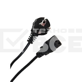 Кабель компьютер-розетка Aopen 1.8метра 220V (EURO) VDE 3G*0,5mm2 QUST ACE021-1.8M