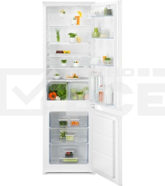 Встраиваемый холодильник Electrolux LNS5LE18S белый, 2-хкамерн., 195/72л., морозилка снизу, ручная разморозка