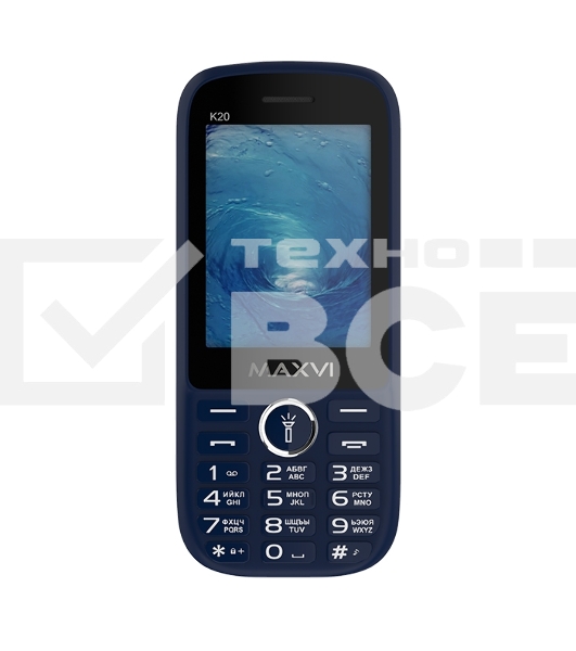 Мобильный телефон Maxvi K20 синий