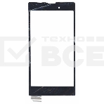 Сенсорное стекло (тачскрин) для Sony Xperia T3, черное, фото 1
