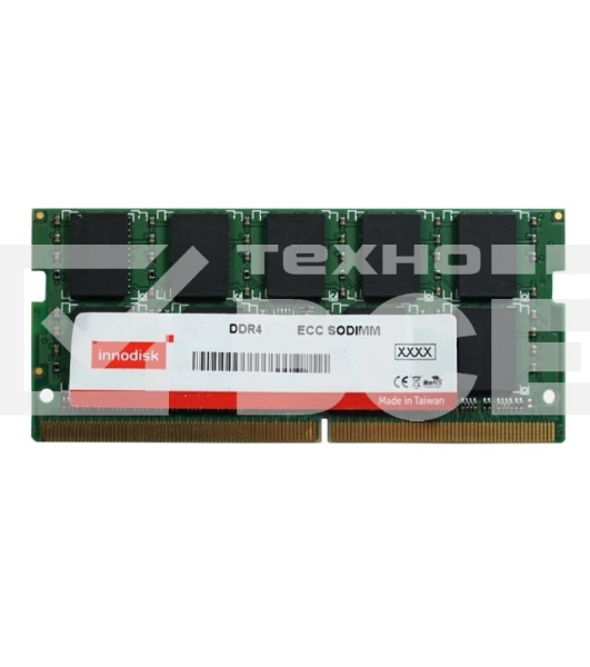 Оперативная память Innodisk M4D0-8GS1PWEM, DDR4, 8GB (1x8 GB), 3200 MHz, CL20, ECC, SO-DIMM