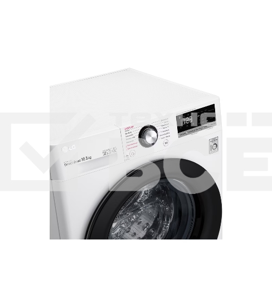 Стиральная машина LG TW4V3RS6W белый, загрузка фронтальная 10,5 кг, 1400 об/мин., класс: А