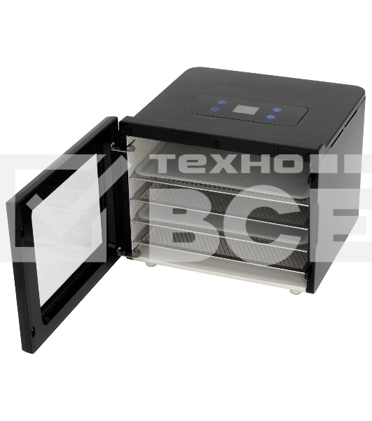 Сушка для фруктов и овощей Hyundai HYFD-1204 8под. 400Вт черный